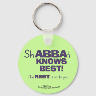ShABBAt Abba weiß das Beste Schlüsselanhänger