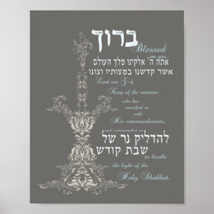 Shabbat Candle Sessing Poster