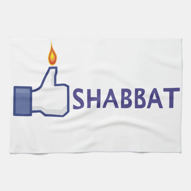 Shabbat Geschirrtuch (Horizontal)