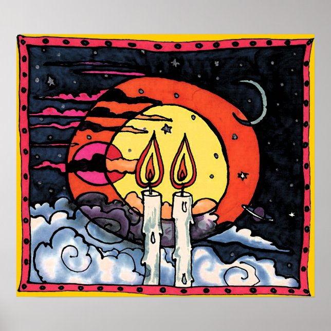 Shabbat Night Poster (Vorne)