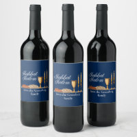 Shabbat Shalom Custom Blue Sabbat Dinner