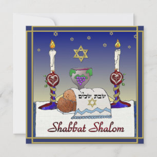Shabbat Shalom Feiertagskarte
