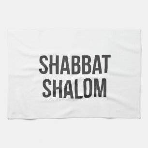 Shabbat Shalom Geschirrtuch