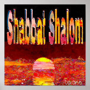 Shabbat Shalom Poster