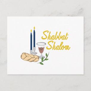 Shabbat Shalom Postkarte