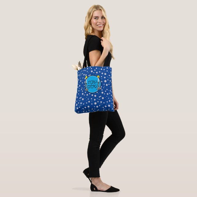 Shabbat Shalom Tote Bag (Am Model)