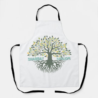 Shabbat Shalom Tree of Life Ez Hachaim Challah Schürze