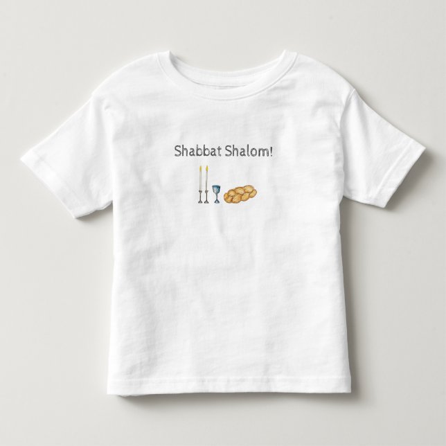 Shabbat Sketch T - Shirt (Vorderseite)
