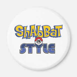 Shabbat Style Magnet
