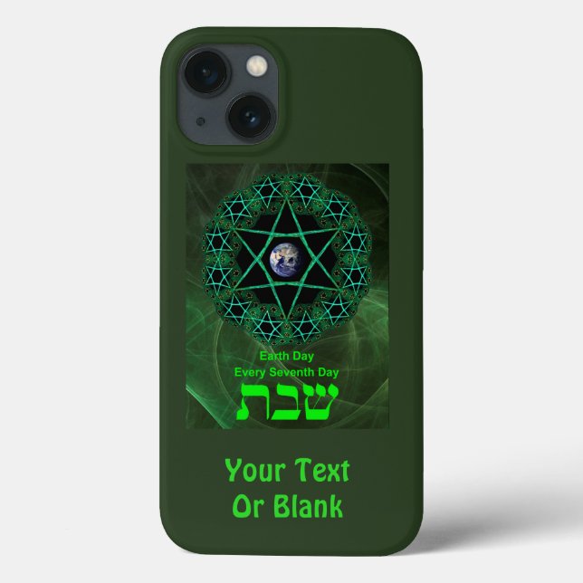 Shabbat - Tag der Erde Case-Mate iPhone Hülle (Rückseite)