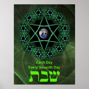 Shabbat - Tag der Erde Poster