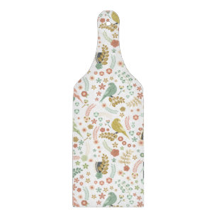 Shabby Birds & Branchen White Schneidebrett