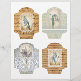 Shabby Blume & Lace Scrapbook Taschen