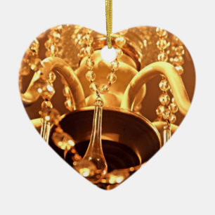 Shabby Chandelier Bling 1-Gold HERART ORNAMENT
