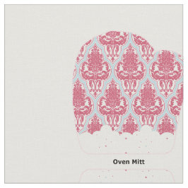 Shabby Chic 18" Puppenschnitt & Koch Set Rose Blau Stoff