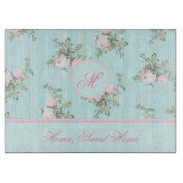Shabby Chic aus personalisiertem Glas Schneidebrett