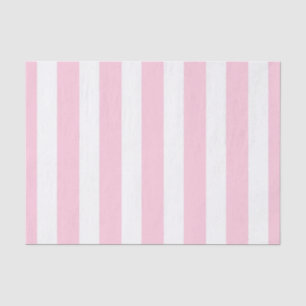 Shabby Chic aus rosa und weißem Streifen Seidenpapier