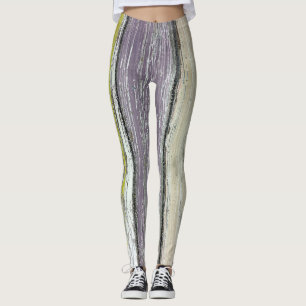Shabby Chic aus verwittertem Holz Leggings
