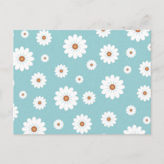 Shabby Chic Beautiful Daisy Daisies Blume Floral Postkarte