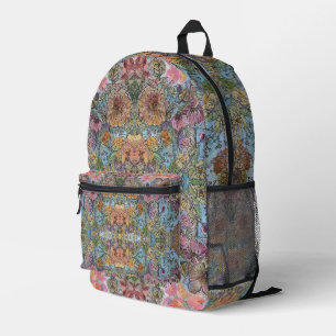 Shabby Chic Blumengarten Aquarellbilder Bedruckter Rucksack