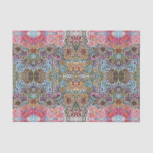 Shabby Chic Blumengarten Aquarellbilder Seidenpapier