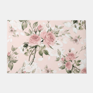 Shabby Chic, chic, Vintag, blumenreich, rustikal, Fußmatte