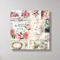 Shabby chic collage,country victorian,decoupage,mo