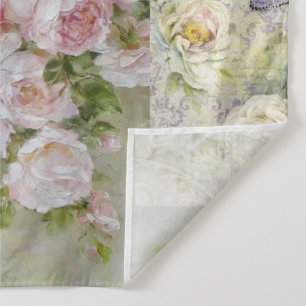 Shabby Chic-Collage, Land viktorianisch, Decopage, Wandteppich