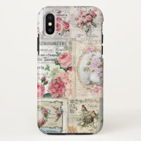 Shabby Chic-Collage, Land viktorianisch, Entkopplu