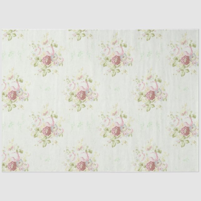 Shabby Chic Collage Series Design 10 Seidenpapier (Vorderseite)