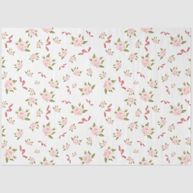 Shabby Chic Collage Series Design 11 Seidenpapier (Vorderseite)