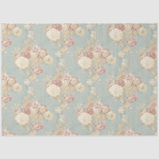 Shabby Chic Collage Series Design 12 Seidenpapier (Vorderseite)