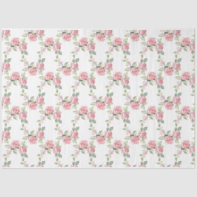 Shabby Chic Collage Series Design 13 Seidenpapier (Vorderseite)