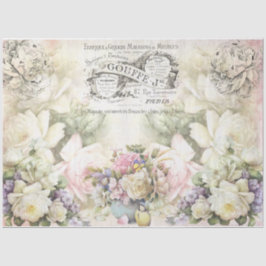 Shabby Chic Collage Series Design 3 Seidenpapier