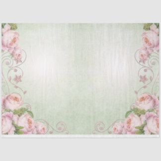 Shabby Chic Collage Series Design 6 Seidenpapier