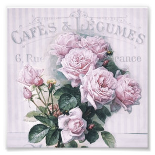 Shabby Chic, Decopage, viktorianisch, französisch  Fotodruck