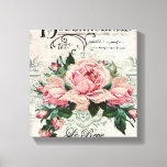 Shabby Chic, Decopage, viktorianisch, französisch  Leinwanddruck<br><div class="desc">Shabby Chic,  Deco,  viktorianisch,  französisch chic,  paris,  Vintage,  belle epoque,  rosa rosen,  collage,  romantisch,  altmodisch,  modern,  zeitlos,  schön,  pastellfarben,  feminin,  mädchenhaft,  niedlich,  florale,  elegant,  natürlich,  cafe paris</div>