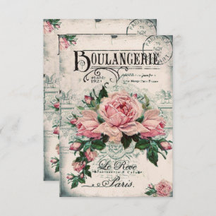 Shabby Chic, Decopage, viktorianisch, französisch  Save The Date