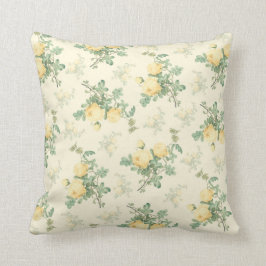 Shabby Chic Dekoration Blumenwerfer Kissengelbe Ro Kissen