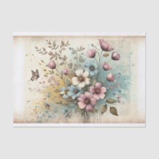 Shabby Chic Dekoupage Seidenpapier