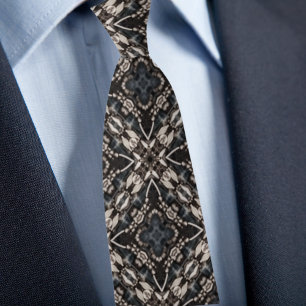 Shabby Chic Denim und Jewels Necktie Krawatte