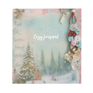 Shabby Chic Dream Nebel Pastellfarben Junk Journal Notizblock