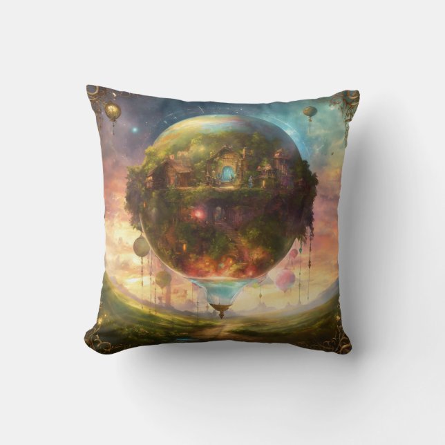 Shabby Chic Dreamy Mist: Eine romantische Mischung Kissen (Vorderseite)