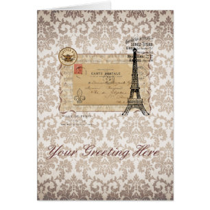 Shabby Chic-Eiffel-Turm Paris Vintager