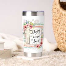 Shabby Chic floral Glaube Hoffnung Liebe