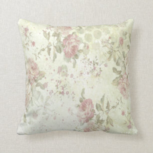 Shabby Chic Floral Kissen