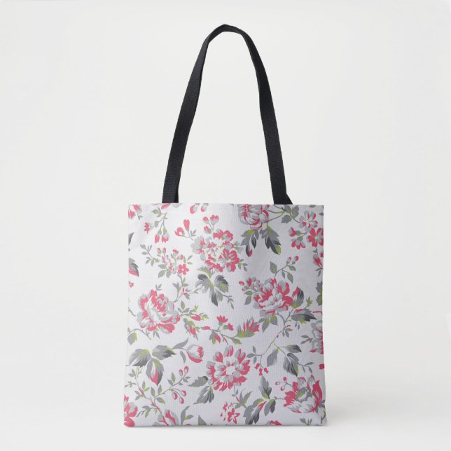 Shabby Chic Floral Rose Muster (Vorderseite)