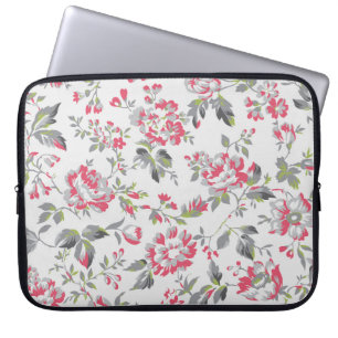 Shabby Chic Floral Rose Muster Laptopschutzhülle