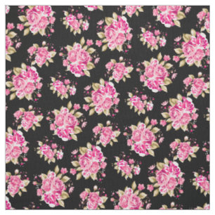Shabby Chic Floral Rose Stoff