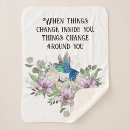 Shabby chic flowers art and selflove quote sherpadecke